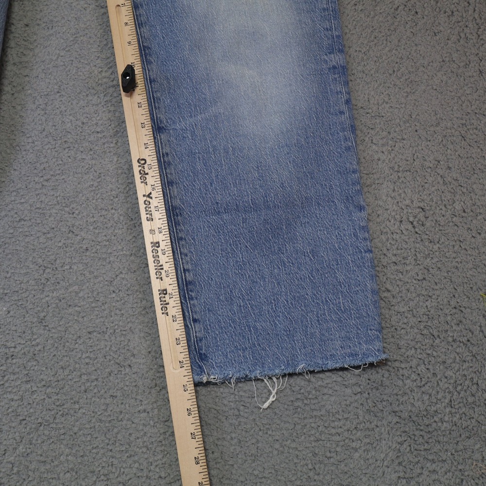 Madewell The Perfect Vintage Wide-Leg Crop Jean Light Wash Raw Hem 28 - Picture 7 of 11